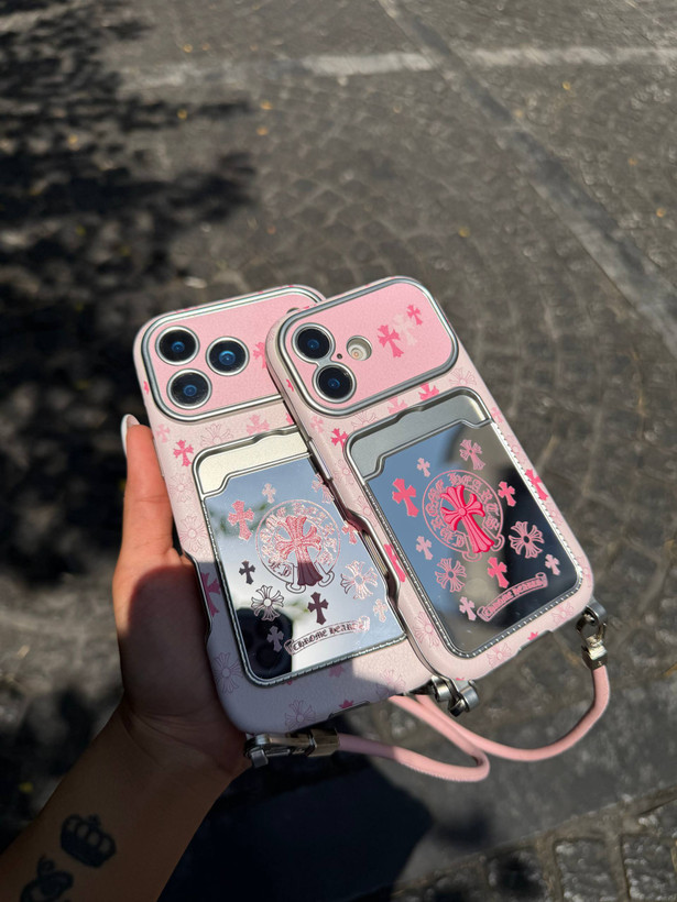 قاب گوشی princess chrome hearts