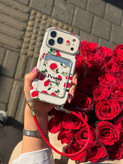 قاب گوشی red rose flower