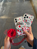 قاب گوشی red rose flower