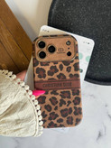 (112)قاب گوشی Dior leopard golden