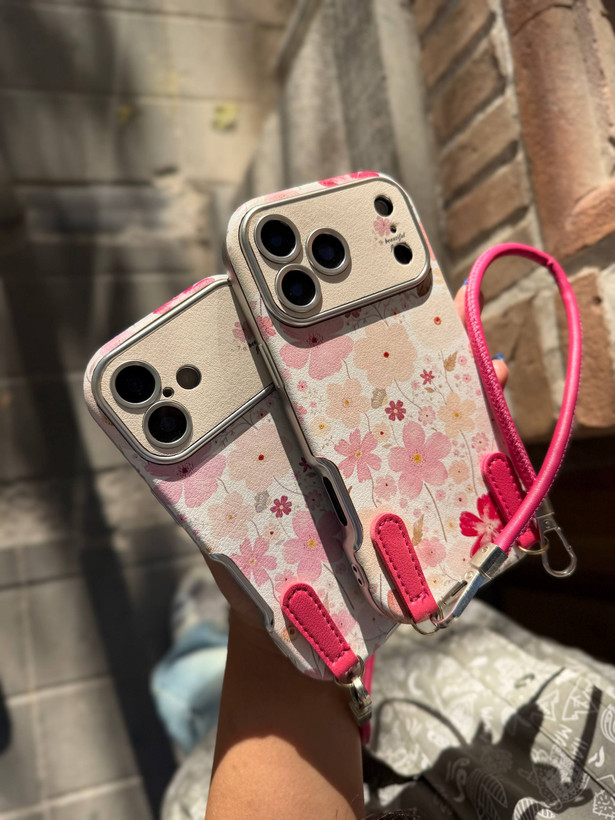 (110)قاب گوشی Flora pink